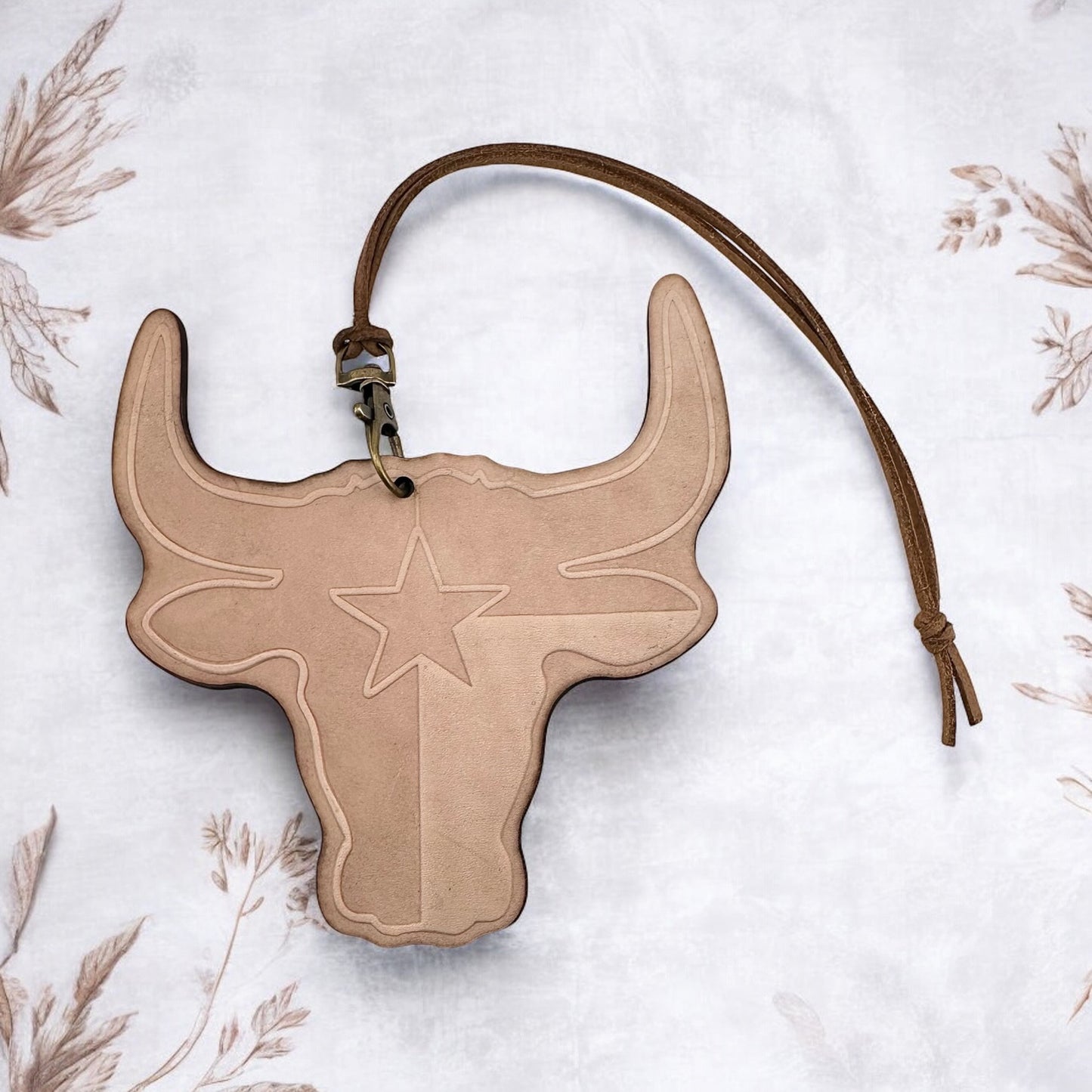 Texas Steer Leather Freshie