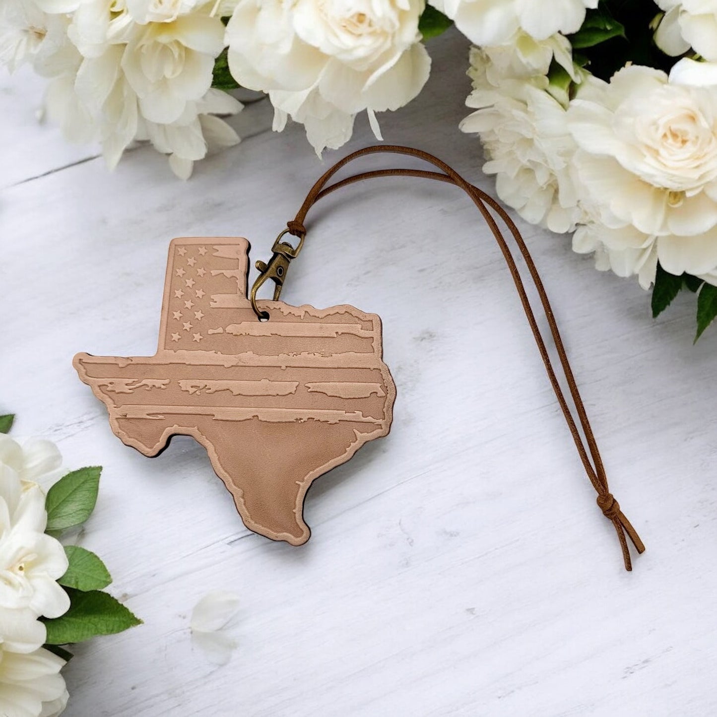 USA Texas Leather Freshie