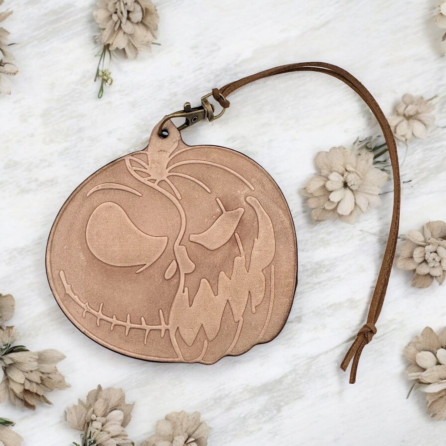 Pumpkin Jack Leather Freshie
