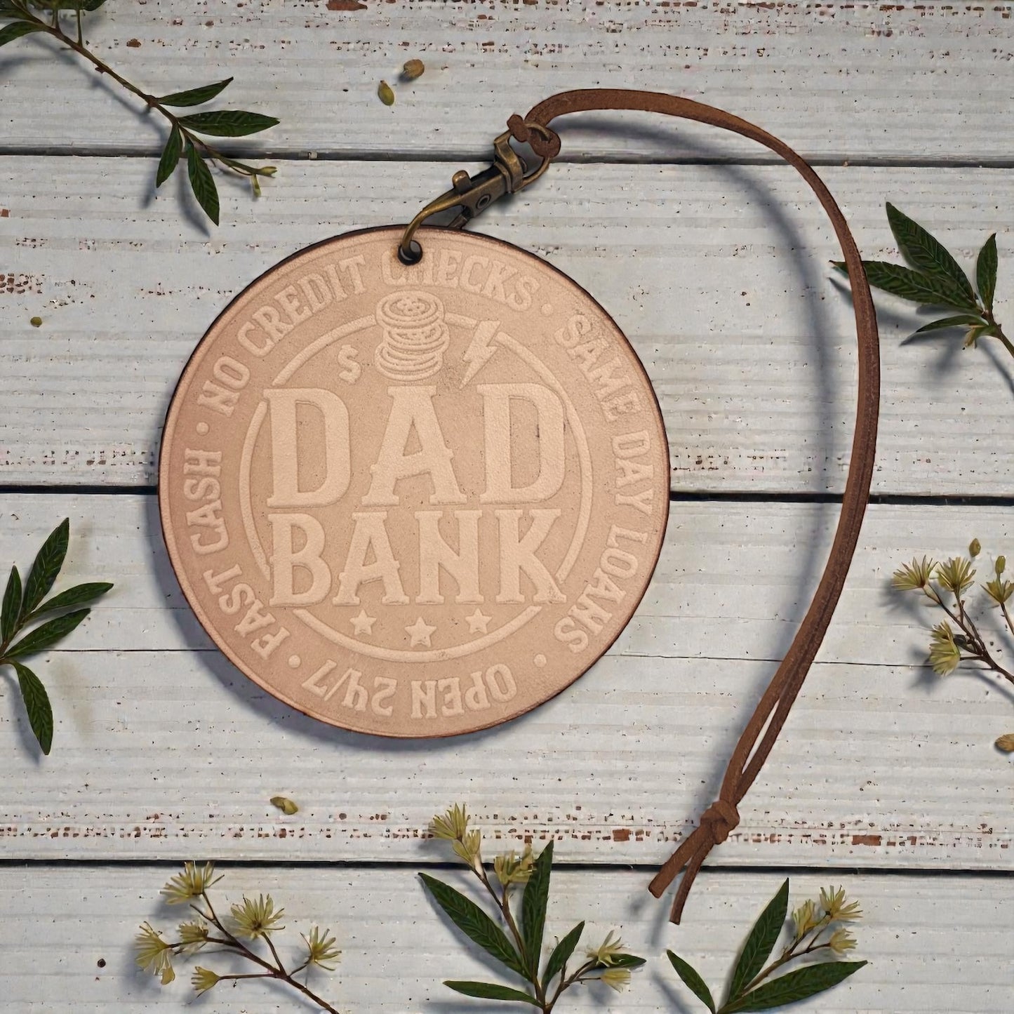 Dad Bank Leather Freshie