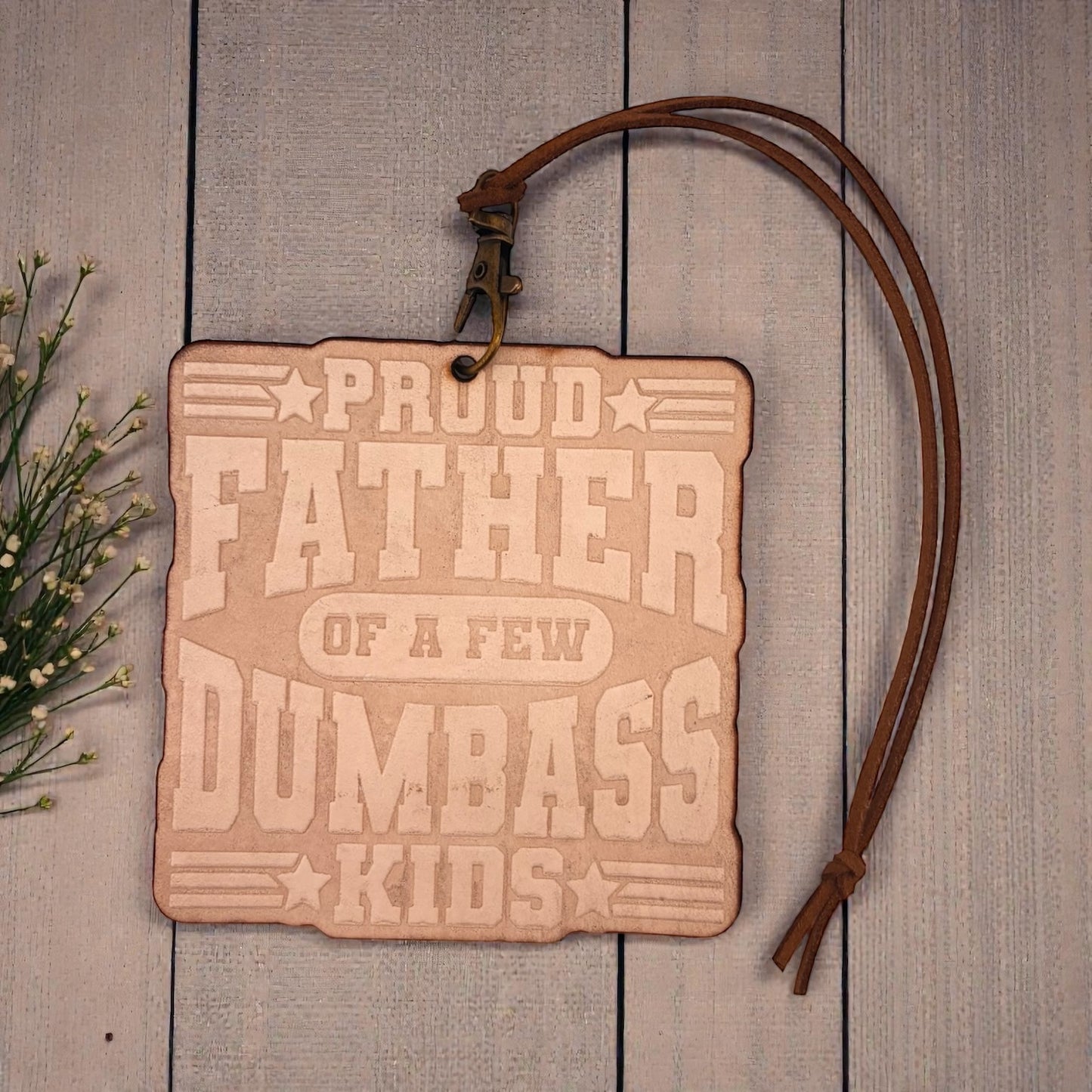 Proud Father Leather Freshie