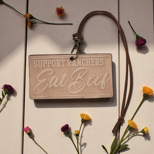 Support Ranchers Leather Freshie