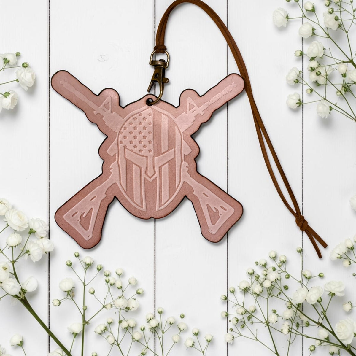 Merica Shield Leather Freshie