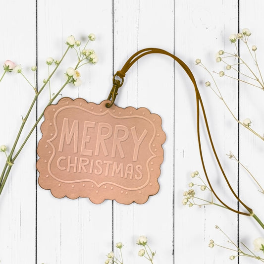 Merry Christmas Squad Leather Freshie