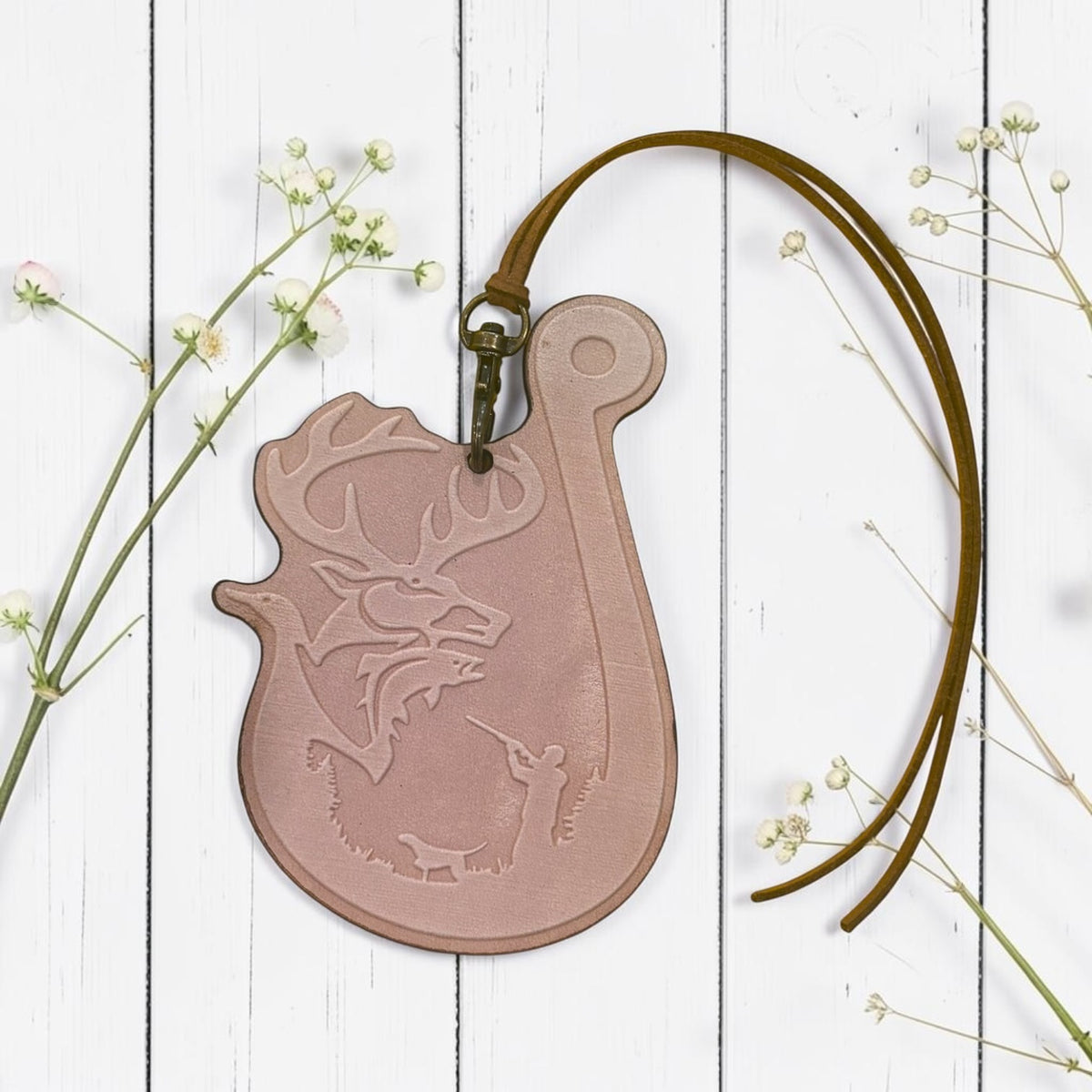 Hunting Hook Leather Freshie