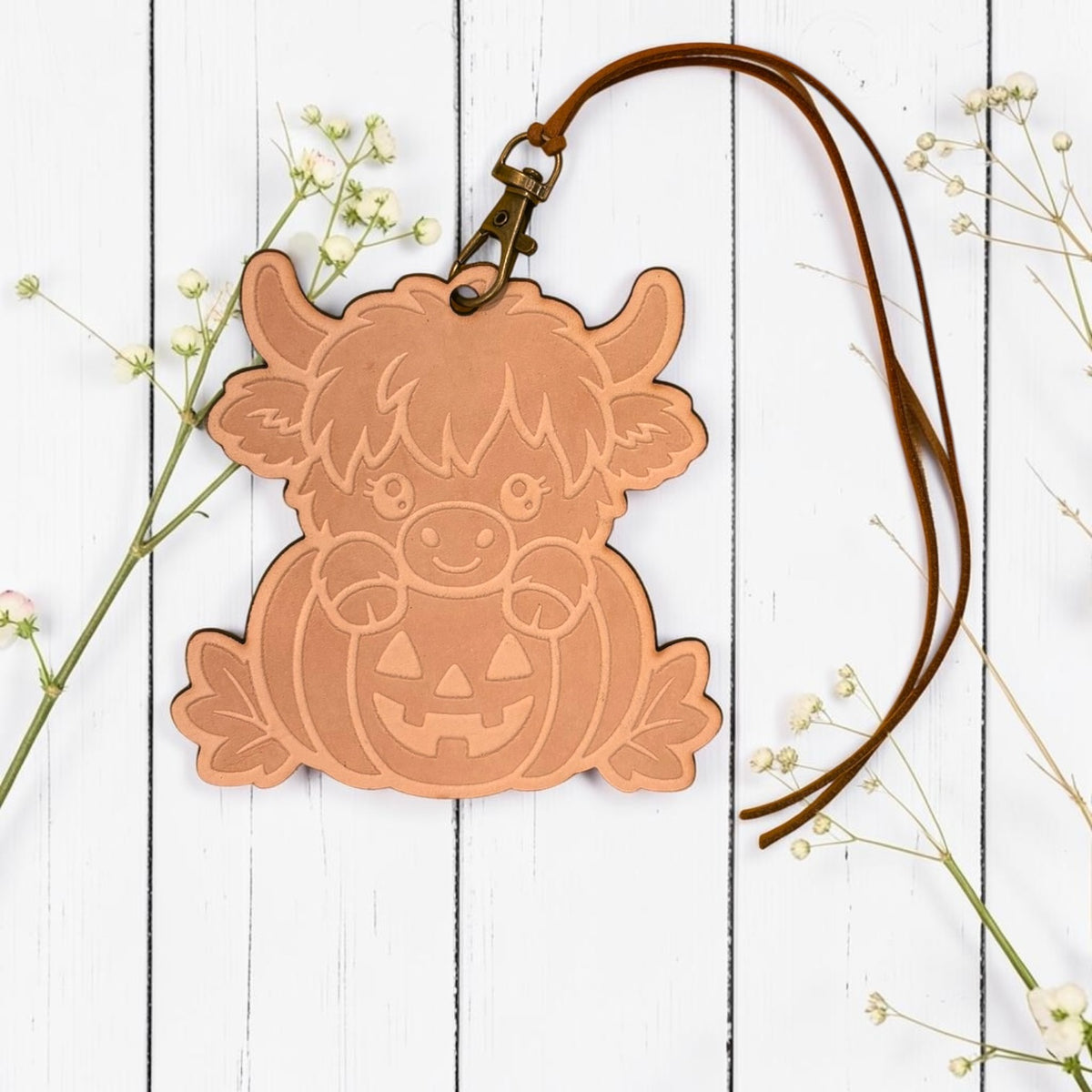 Pumpkin Bloom Highland Leather Freshie