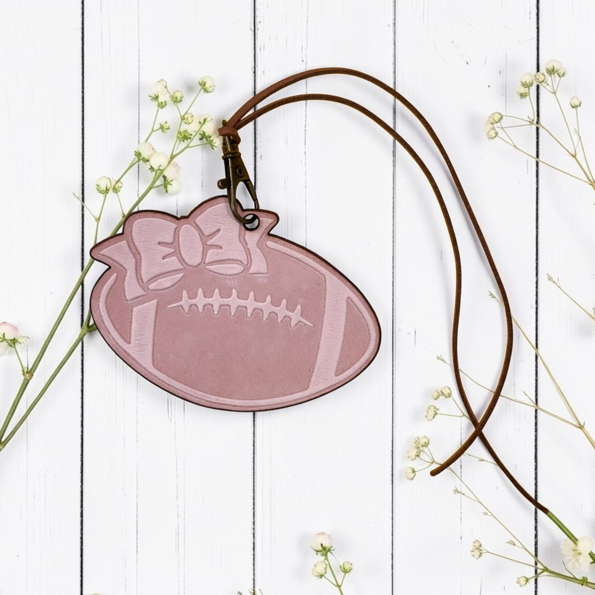 Girl Football Leather Freshie