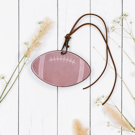 Simple Football Leather Freshie